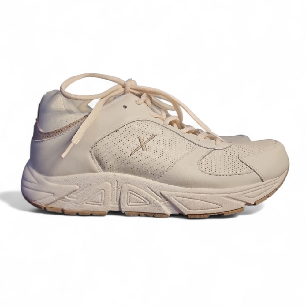 Xelero Genesis X67341 Leather Walking Shoes For Women Size 10 B Light Neutral